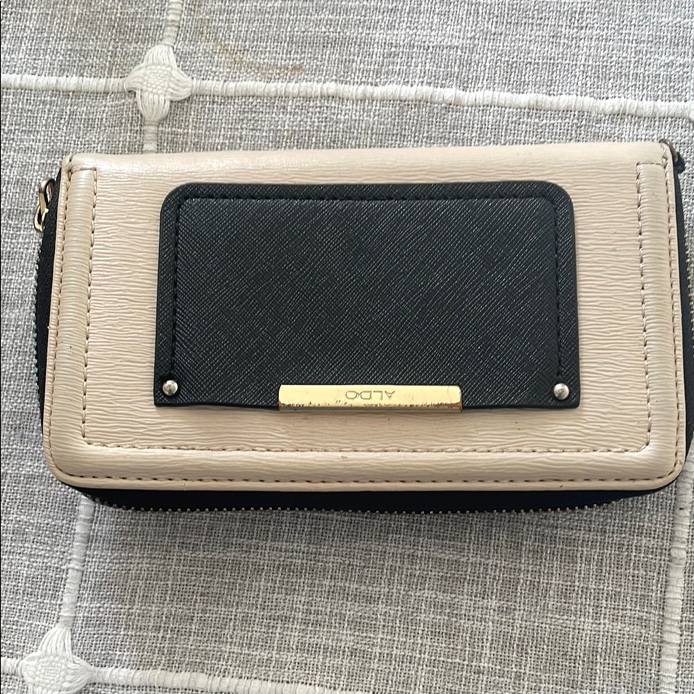ALDO Beige and Black Women's Wallet